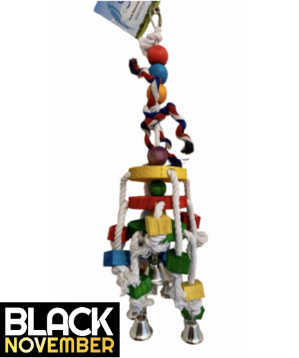 9 X Parrot Toy Pack - African Grey, Amazon, Eclectus, Cockatoo Etc - RRP £133.91 - Pack 4